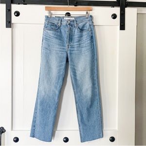 Frank & Eileen Monaghan Mom Jean Italian Vintage Denim 1990 Wash Size 28